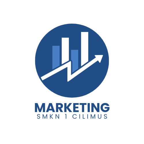 White and Blue Modern Digital Marketing Logo